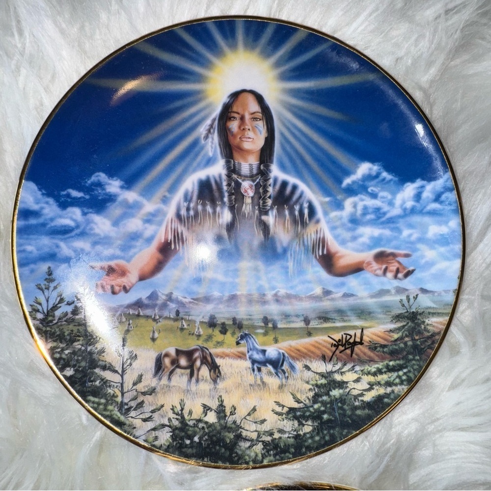 Royal Doulton "Sun Maiden” by David Penford.. Indian‎ Maiden Seri…